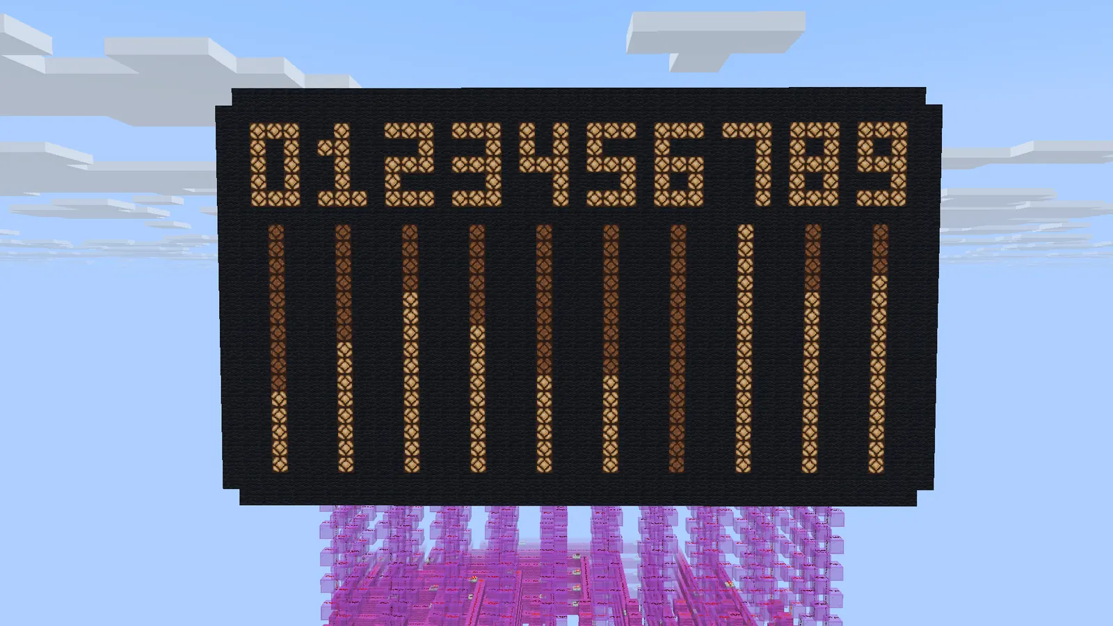 Interactive Minecraft environment used to explain engineering concepts